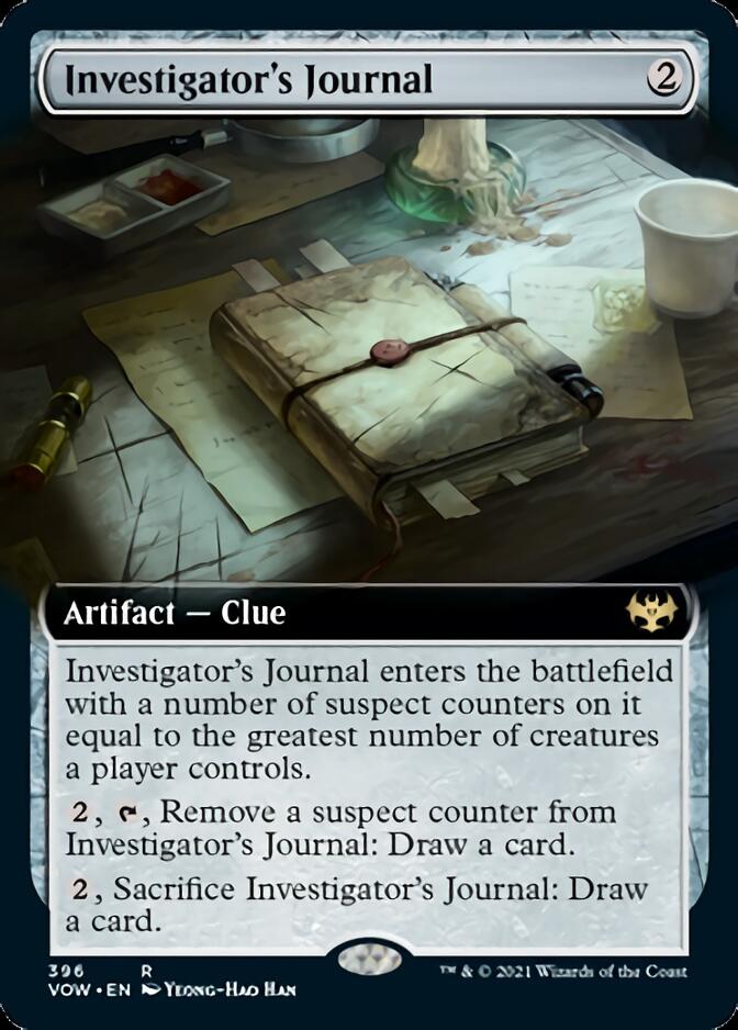 Investigator's Journal (Extended) [Innistrad: Crimson Vow] | Game Haven TX