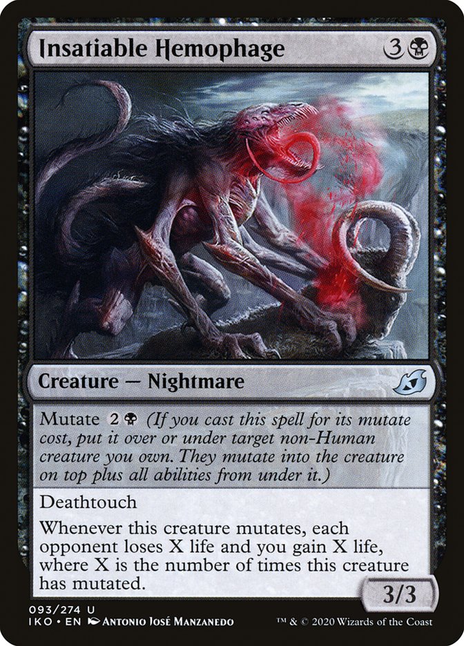 Insatiable Hemophage [Ikoria: Lair of Behemoths] | Game Haven TX