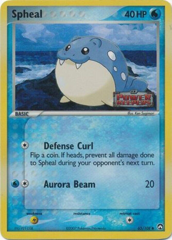 Spheal (65/108) (Stamped) [EX: Power Keepers] | Game Haven TX