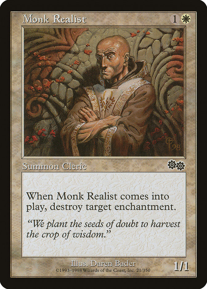 Monk Realist [Urza's Saga] | Game Haven TX
