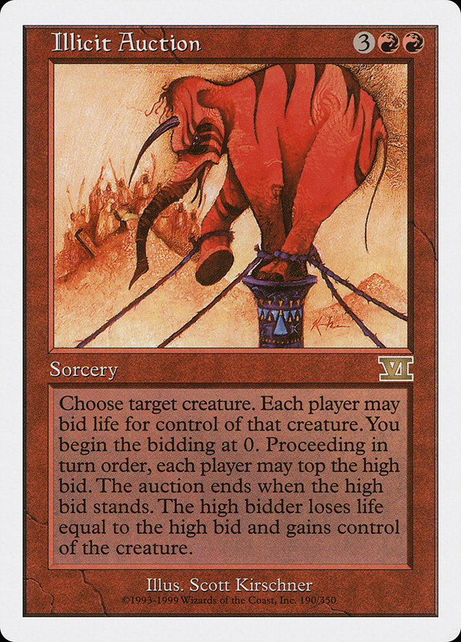 Illicit Auction [Classic Sixth Edition] | Game Haven TX