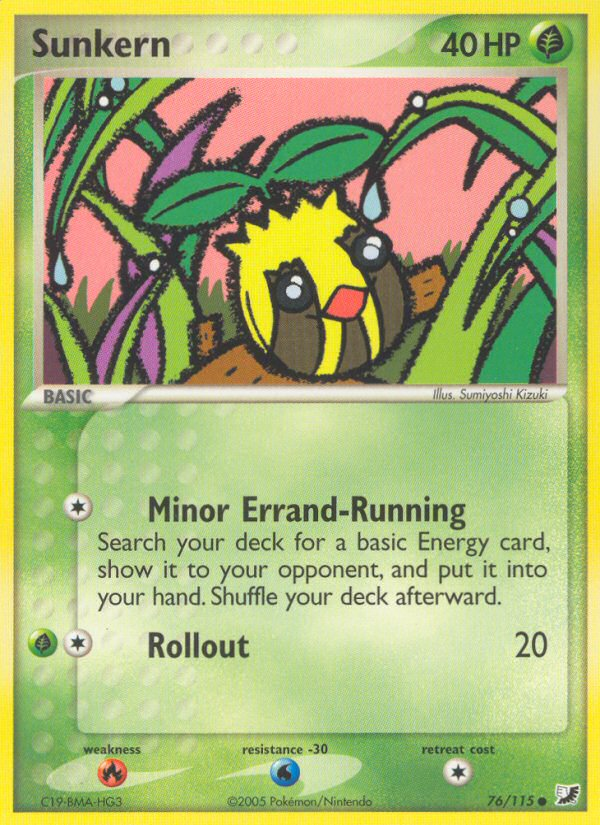 Sunkern (76/115) [EX: Unseen Forces] | Game Haven TX