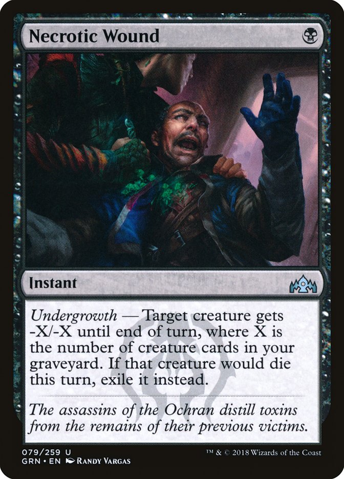 Necrotic Wound [Guilds of Ravnica] | Game Haven TX