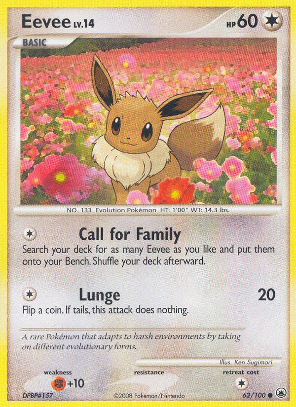 Eevee (62/100) [Diamond & Pearl: Majestic Dawn] | Game Haven TX