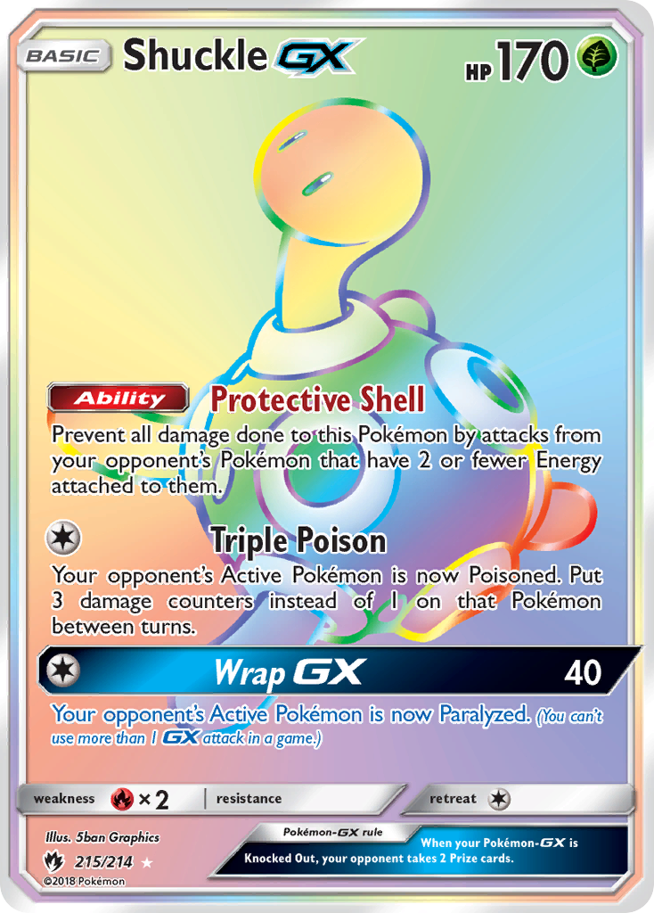 Shuckle GX (215/214) [Sun & Moon: Lost Thunder] | Game Haven TX