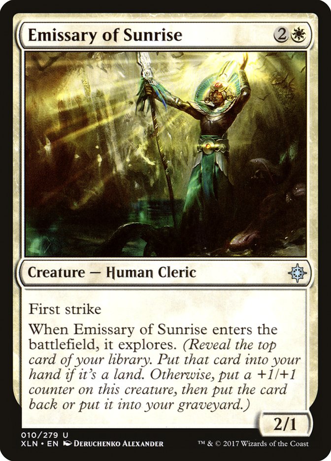 Emissary of Sunrise [Ixalan] | Game Haven TX