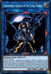 Underworld Goddess of the Closed World [BLVO-EN050] Secret Rare | Game Haven TX