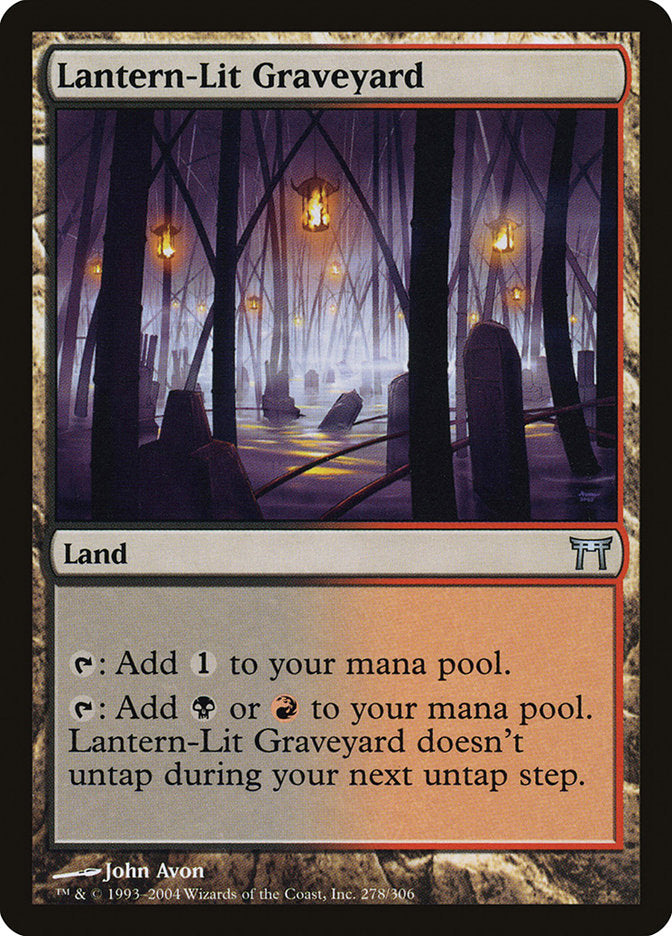 Lantern-Lit Graveyard [Champions of Kamigawa] | Game Haven TX