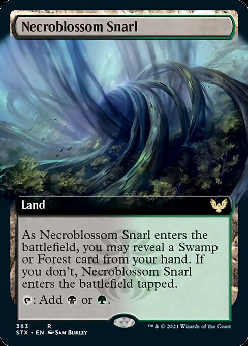 Necroblossom Snarl (Extended) [Strixhaven: School of Mages] | Game Haven TX