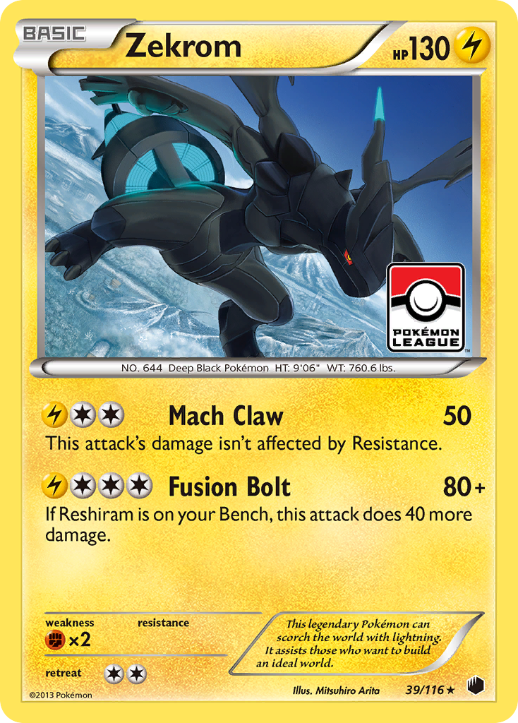 Zekrom (39/116) [Black & White: Plasma Freeze] | Game Haven TX