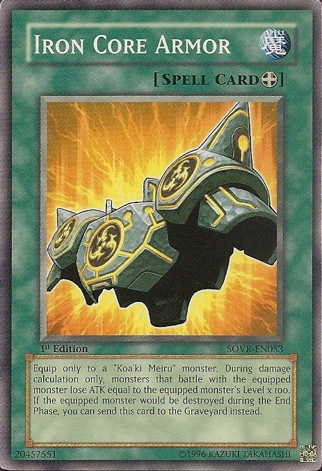 Iron Core Armor [SOVR-EN053] Common | Game Haven TX