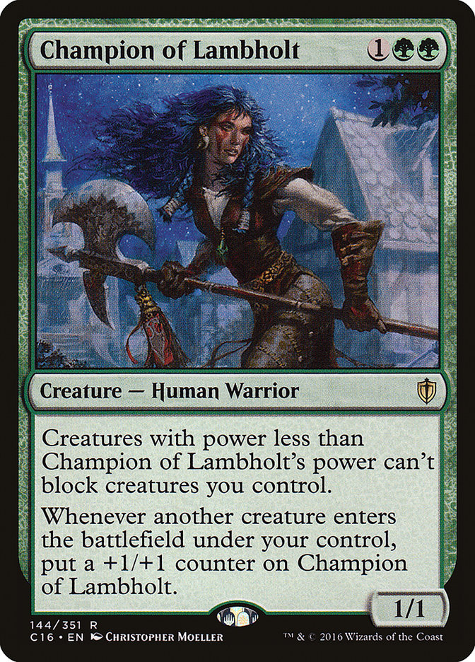 Champion of Lambholt [Commander 2016] | Game Haven TX