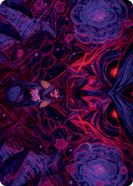 Reckoner Shakedown Art Card [Kamigawa: Neon Dynasty Art Series] | Game Haven TX
