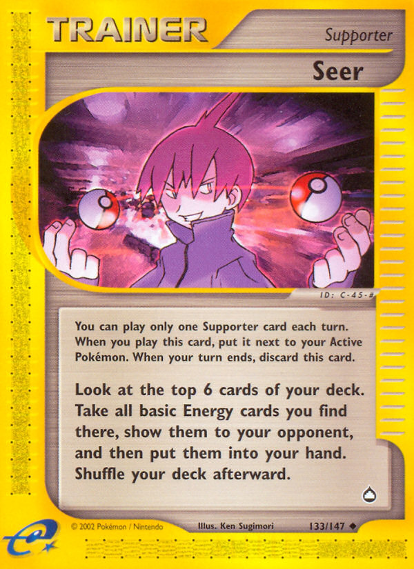 Seer (133/147) [Aquapolis] | Game Haven TX