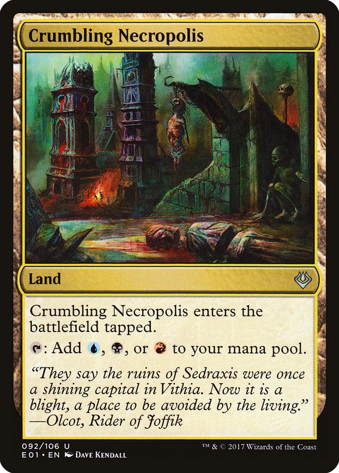 Crumbling Necropolis [Archenemy: Nicol Bolas] | Game Haven TX