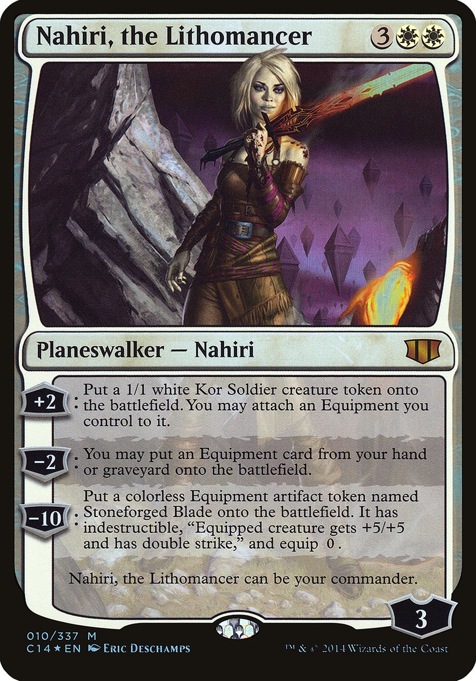 Nahiri, the Lithomancer (Commander 2014) [Commander 2014 Oversized] | Game Haven TX