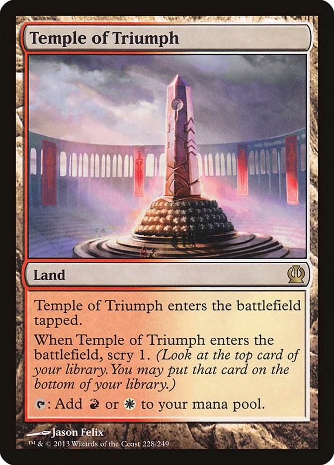 Temple of Triumph [Theros] | Game Haven TX
