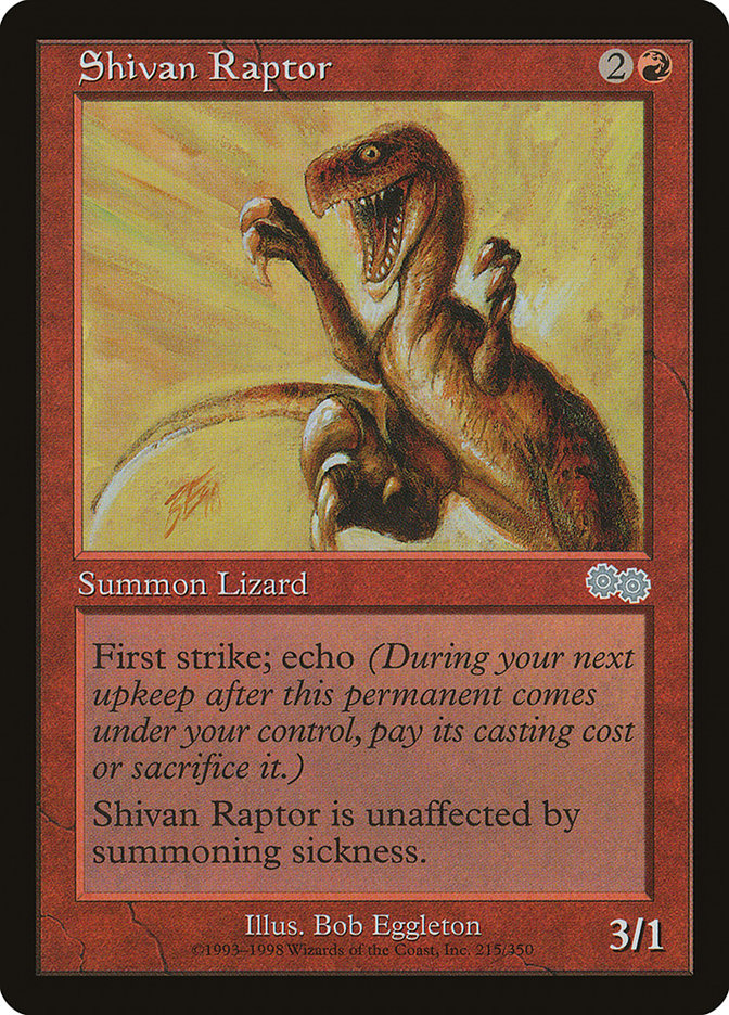 Shivan Raptor [Urza's Saga] | Game Haven TX