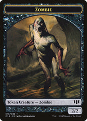 Horror // Zombie (016/036) Double-sided Token [Commander 2014 Tokens] | Game Haven TX