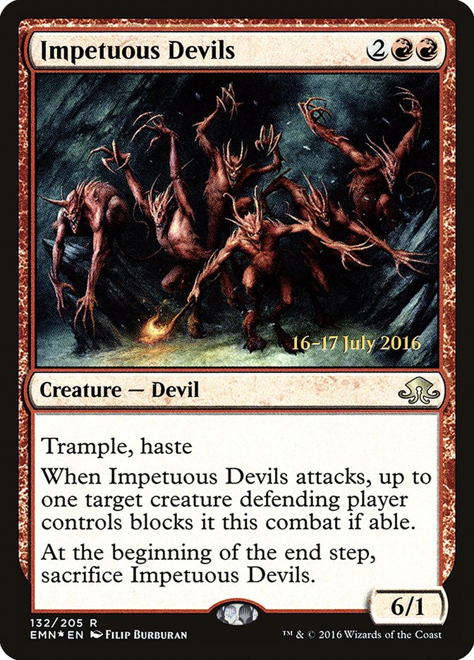 Impetuous Devils [Eldritch Moon Promos] | Game Haven TX