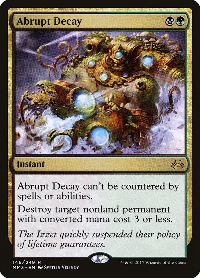 Abrupt Decay [Modern Masters 2017] | Game Haven TX