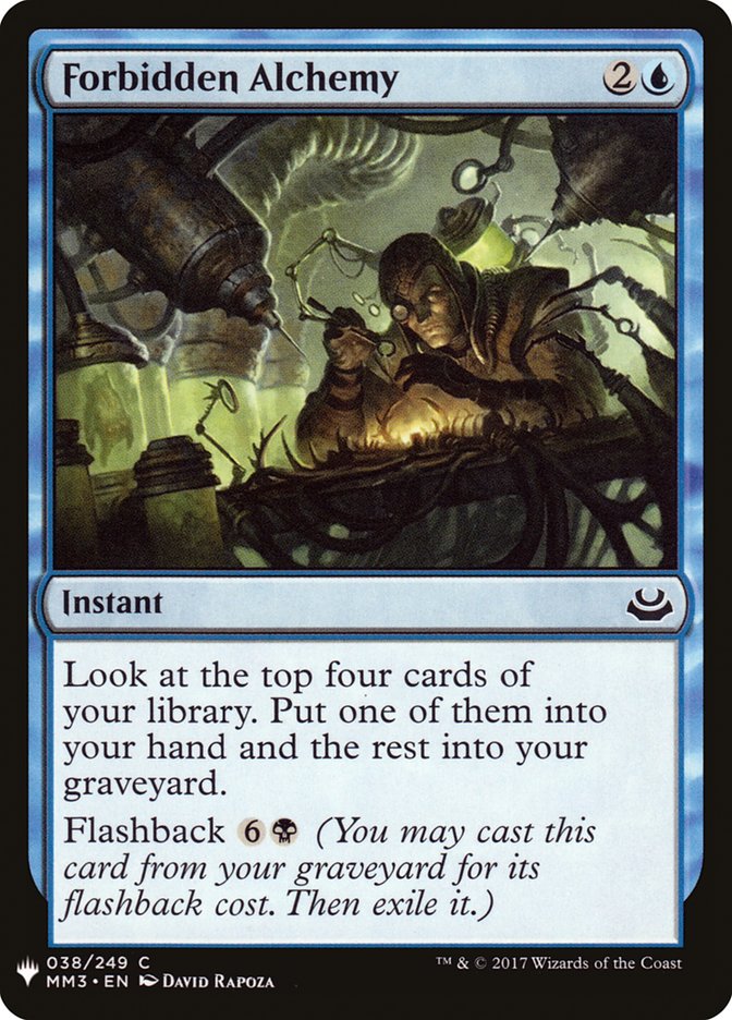 Forbidden Alchemy [Mystery Booster] | Game Haven TX