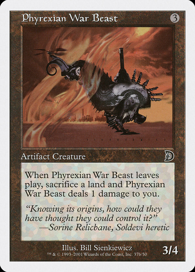 Phyrexian War Beast (Signature on Right) [Deckmasters] | Game Haven TX