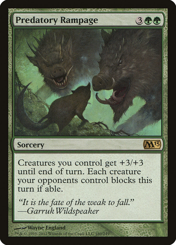 Predatory Rampage [Magic 2013] | Game Haven TX