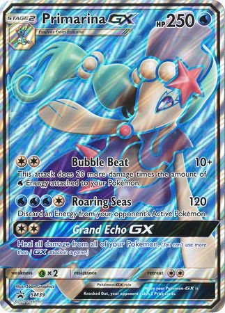 Primarina GX (SM39) (Jumbo Card) [Sun & Moon: Black Star Promos] | Game Haven TX