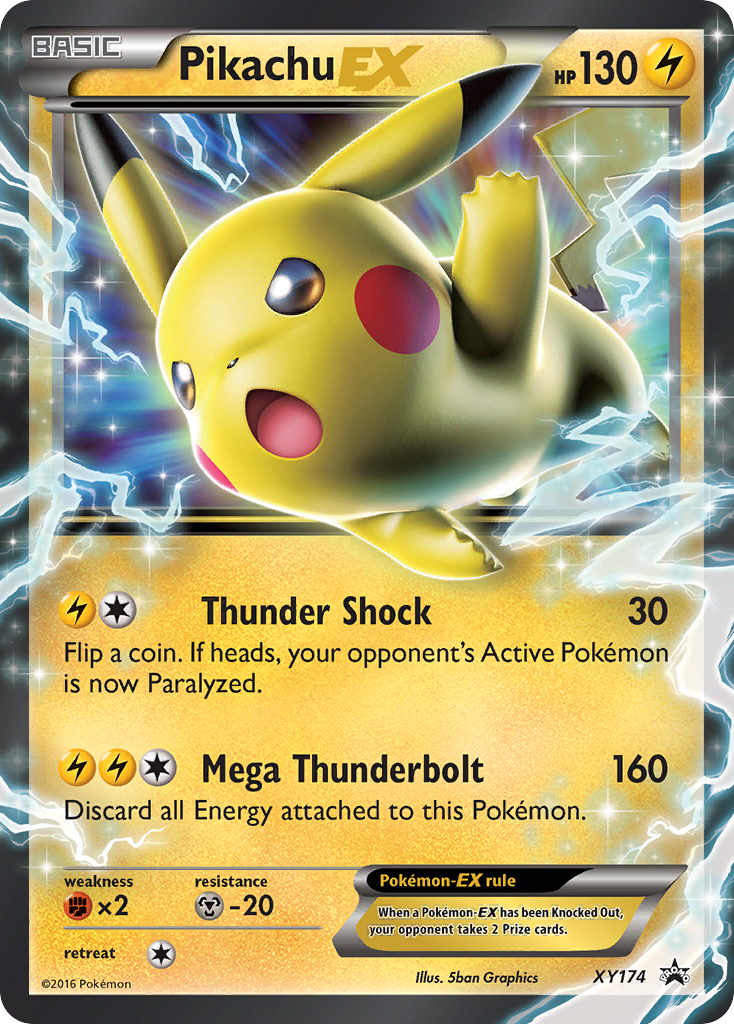 Pikachu EX (XY174) [XY: Black Star Promos] | Game Haven TX
