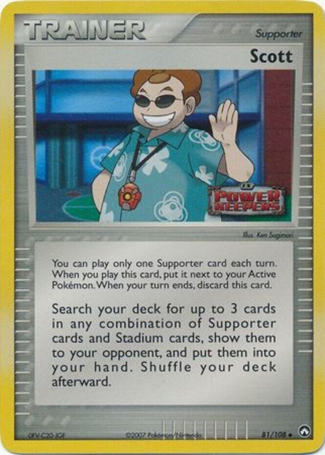Scott (81/108) (Stamped) [EX: Power Keepers] | Game Haven TX