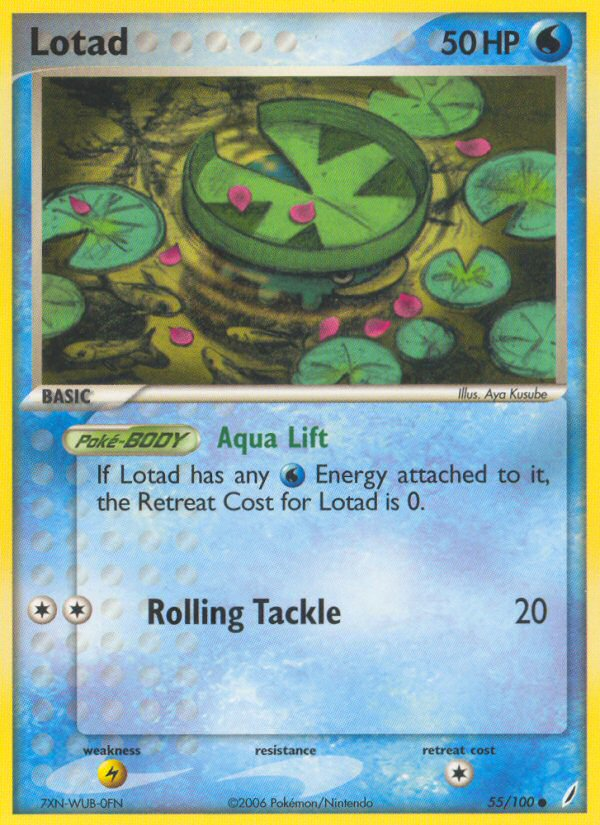 Lotad (55/100) [EX: Crystal Guardians] | Game Haven TX