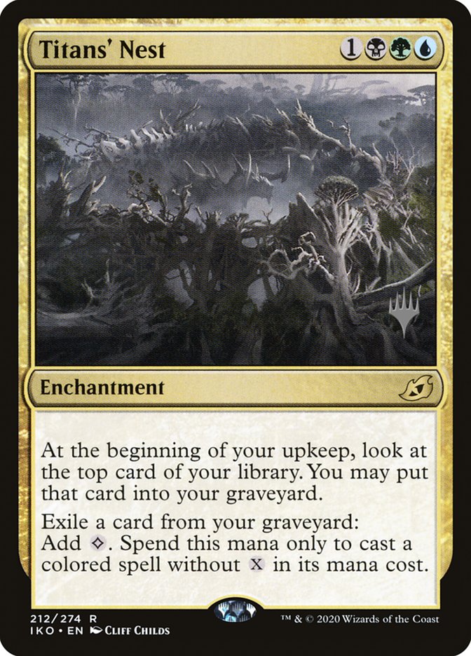 Titans' Nest (Promo Pack) [Ikoria: Lair of Behemoths Promos] | Game Haven TX