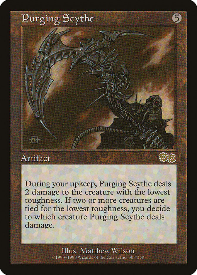 Purging Scythe [Urza's Saga] | Game Haven TX
