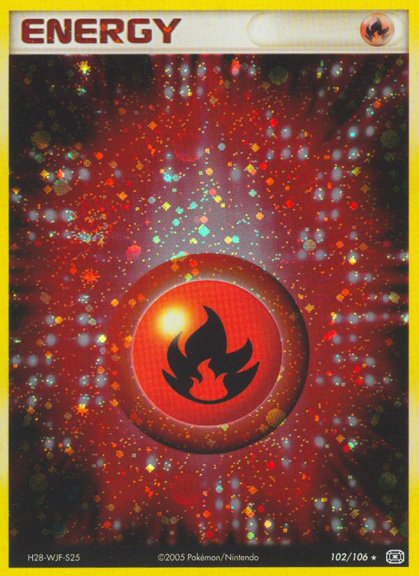 Fire Energy (102/106) [EX: Emerald] | Game Haven TX
