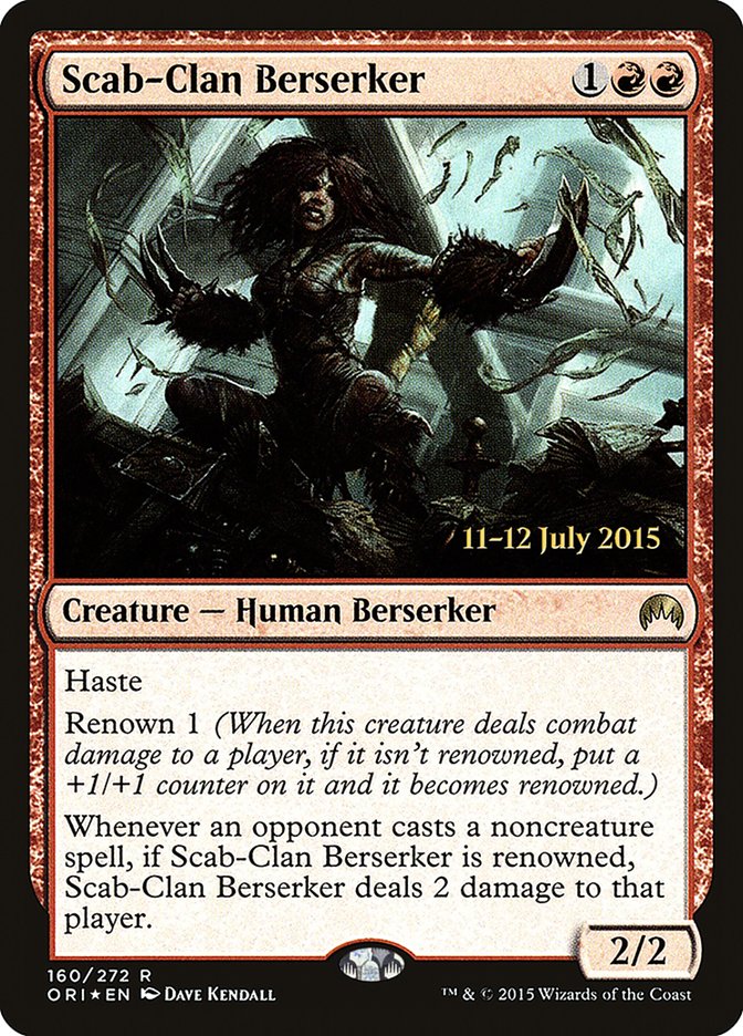 Scab-Clan Berserker [Magic Origins Promos] | Game Haven TX