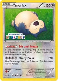 Snorlax (80/106) (Build-a-Bear Workshop Exclusive) [XY: Flashfire] | Game Haven TX