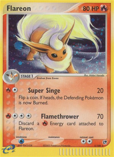 Flareon (5/100) [EX: Sandstorm] | Game Haven TX