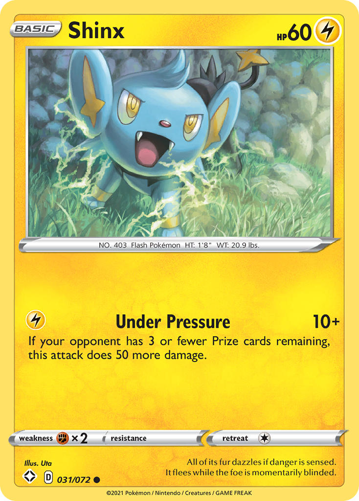 Shinx (031/072) [Sword & Shield: Shining Fates] | Game Haven TX