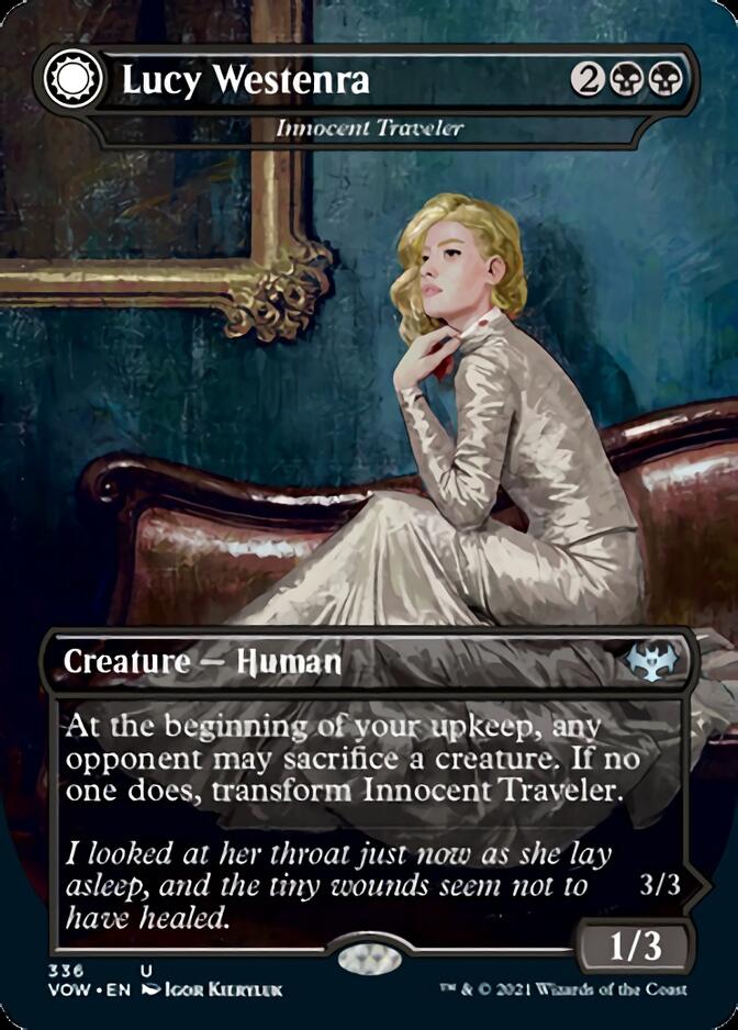 Innocent Traveler // Malicious Invader - Lucy Westenra // Lucy, Arisen Vampire [Innistrad: Crimson Vow] | Game Haven TX