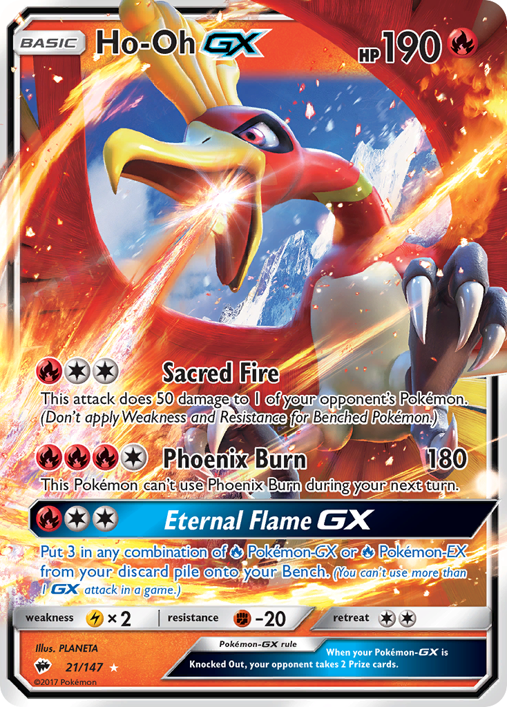 Ho-Oh GX (21/147) [Sun & Moon: Burning Shadows] | Game Haven TX