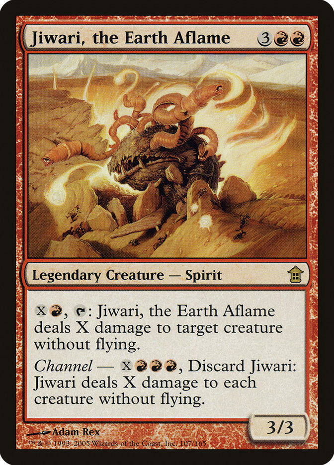 Jiwari, the Earth Aflame [Saviors of Kamigawa] | Game Haven TX