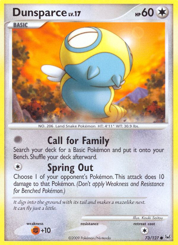 Dunsparce (73/127) [Platinum: Base Set] | Game Haven TX