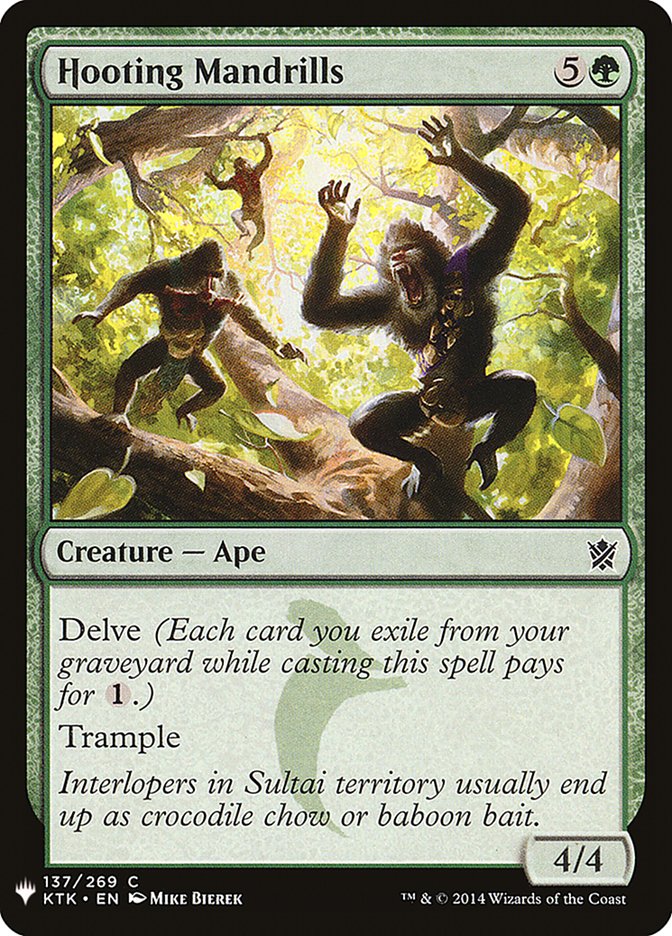 Hooting Mandrills [Mystery Booster] | Game Haven TX