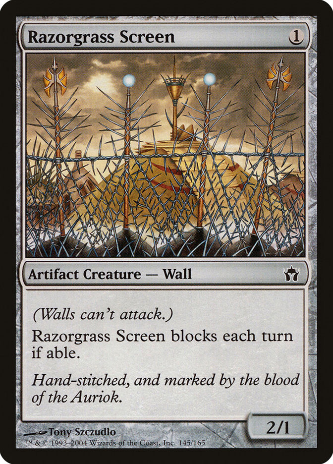 Razorgrass Screen [Fifth Dawn] | Game Haven TX