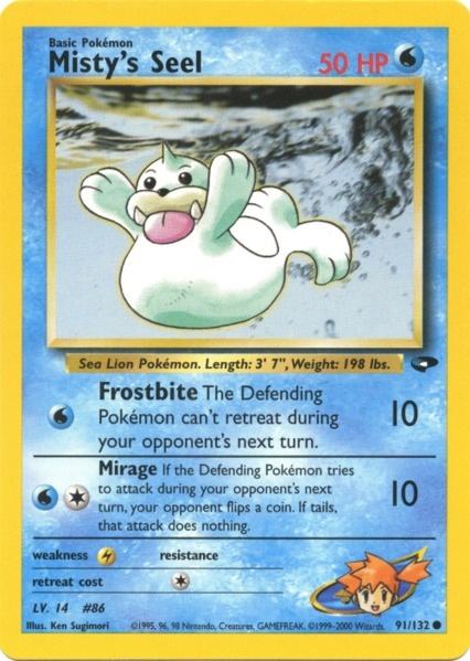 Misty's Seel (91/132) [Gym Challenge Unlimited] | Game Haven TX