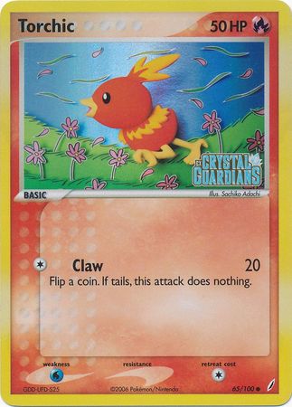 Torchic (65/100) (Stamped) [EX: Crystal Guardians] | Game Haven TX