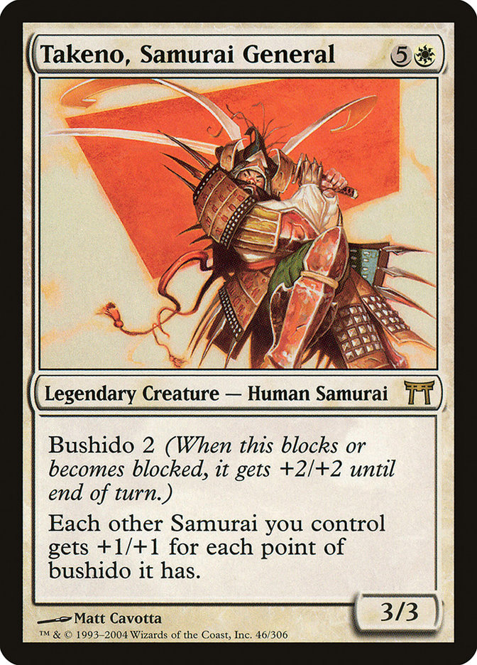Takeno, Samurai General [Champions of Kamigawa] | Game Haven TX