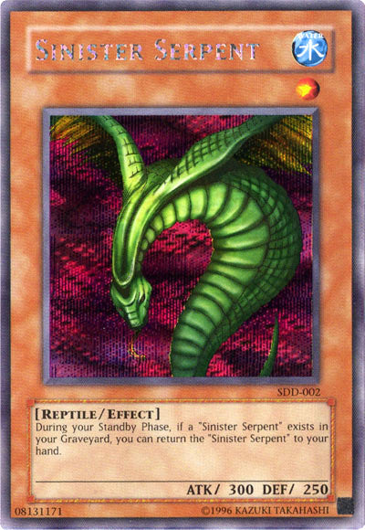 Sinister Serpent [SDD-002] Secret Rare | Game Haven TX