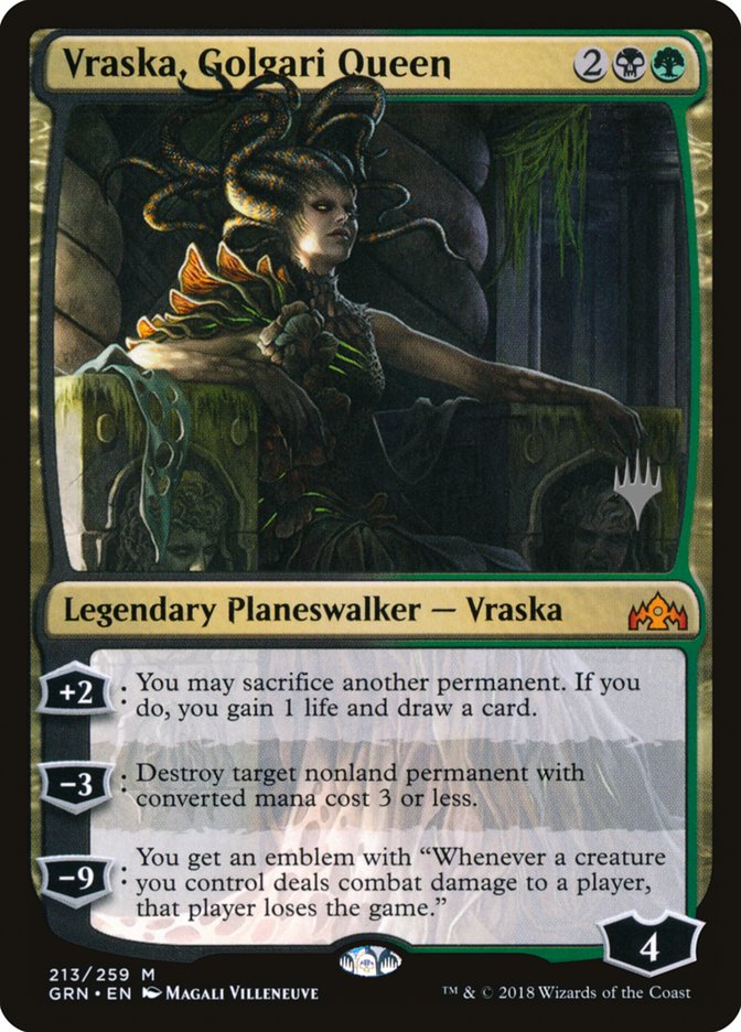 Vraska, Golgari Queen [Guilds of Ravnica Promos] | Game Haven TX